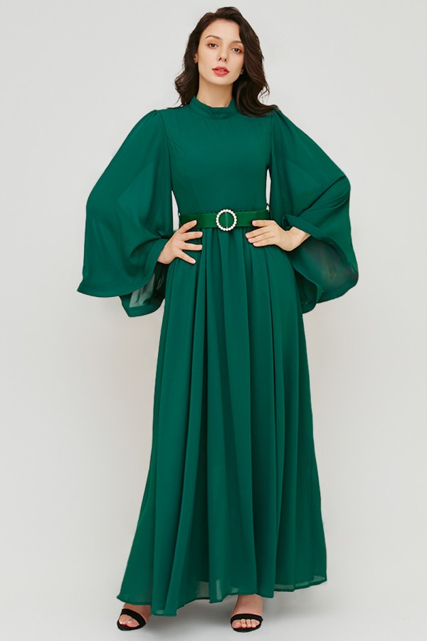 فستان شيفون بتصميم فضفاض ومريح 