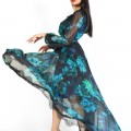 Luxurious chiffon dress with a modern and attractive design