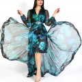 Luxurious chiffon dress with a modern and attractive design