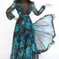 Luxurious chiffon dress with a modern and attractive design