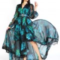 Luxurious chiffon dress with a modern and attractive design