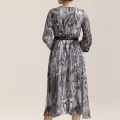 فستان ثعبان اسود